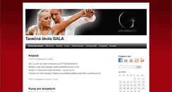 Desktop Screenshot of galadance.sk